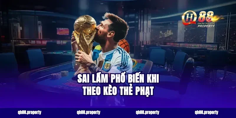 Sai lầm phổ biến khi theo kèo thẻ phạt